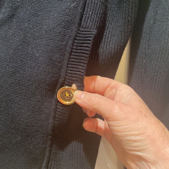 Jones of New York cardigan. Black. Size M - Picture 3 of 7